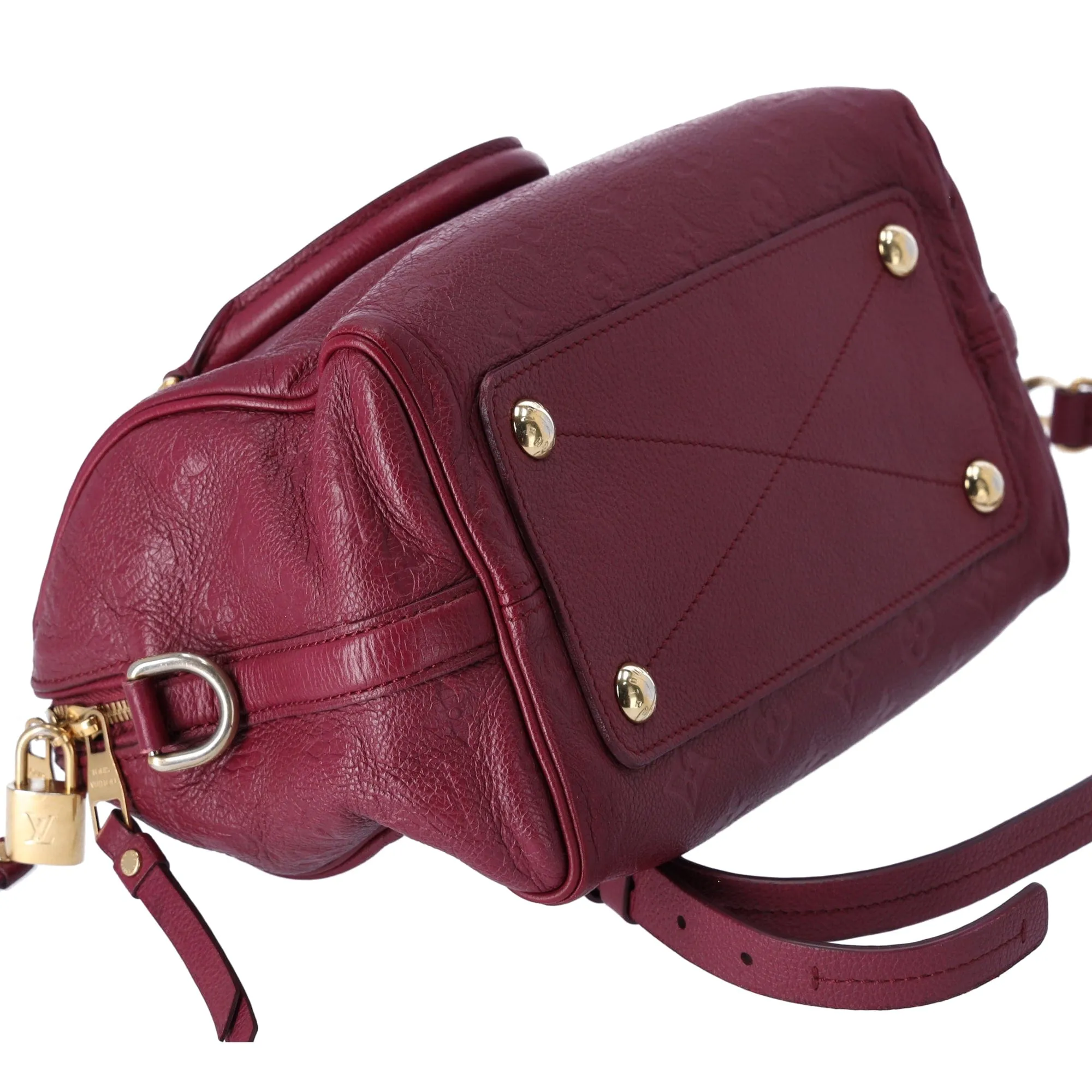 Louis Vuitton Speedy Bandouliere 25 Monogram Empreinte Handbag M40764 Aurore