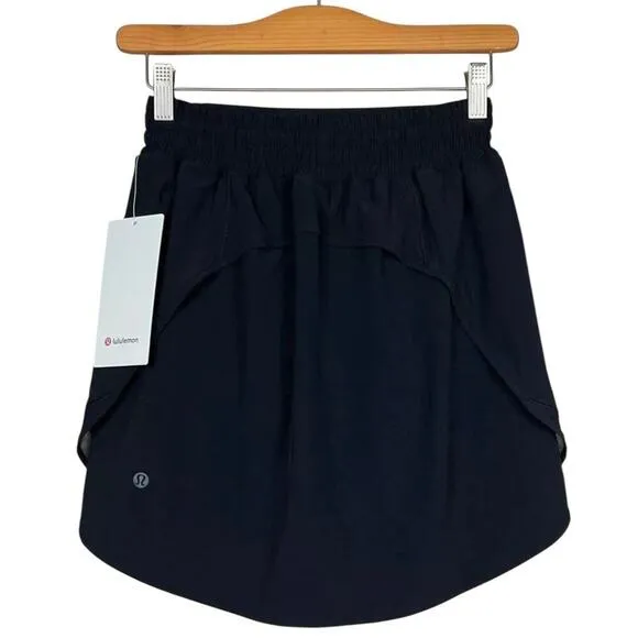Lululemon Hotty Hot High-Rise Skirt LongBlack Size 4 Running Workout Gym Skort
