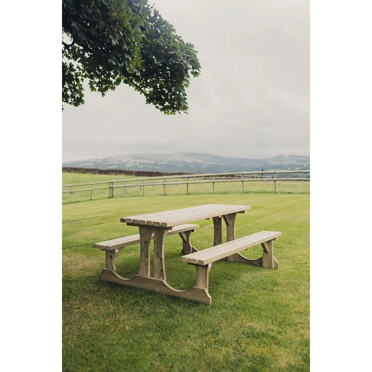 Lunar Garden Picnic Table by Churnet Valley - 6 Seats - PT108