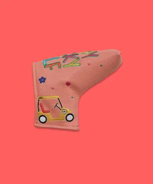 MACKY Golf: Happy Straight Putter Cover - Coral