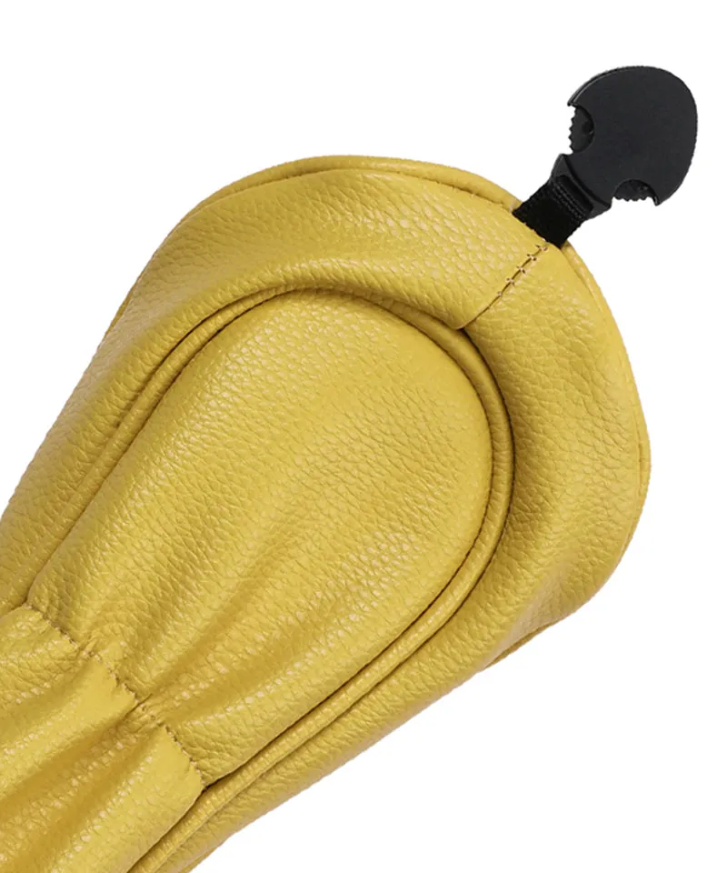 MACKY Golf: Happy Wood Cover - Mustard