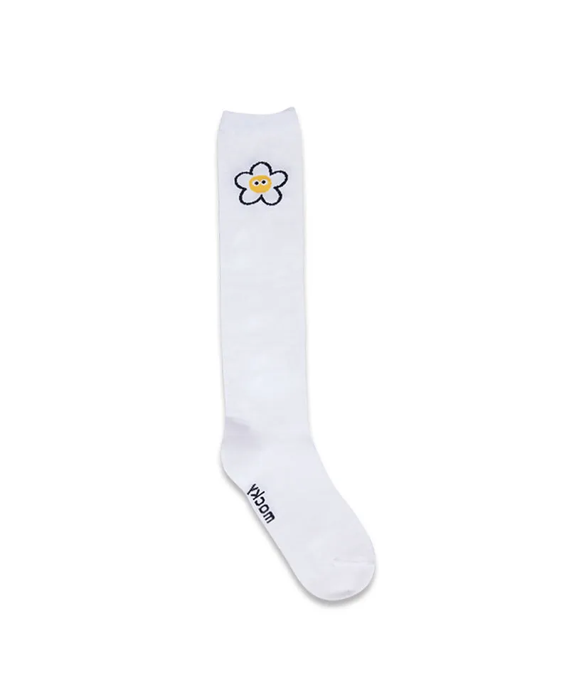 MACKY Golf: Macky Knee Socks - White