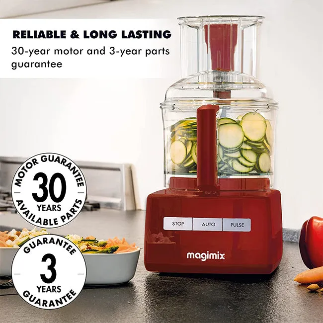 Magimix 18713 Compact System 5200XL Premium Food Processor - Red