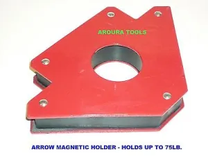 MAGNETIC HOLDER ARROW SHAPE - 75LB - NEW.