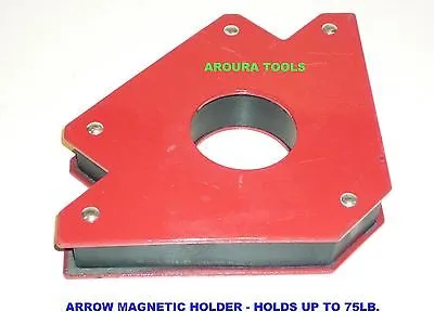 MAGNETIC HOLDER ARROW SHAPE - 75LB - NEW.