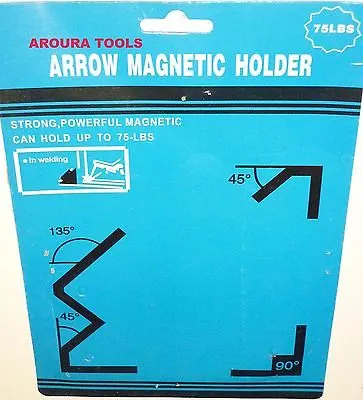 MAGNETIC HOLDER ARROW SHAPE - 75LB - NEW.