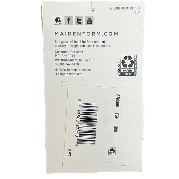 Maidenform Strapless Bra Stay Put Sweet Nothings Removable Strap Nude Size 38B