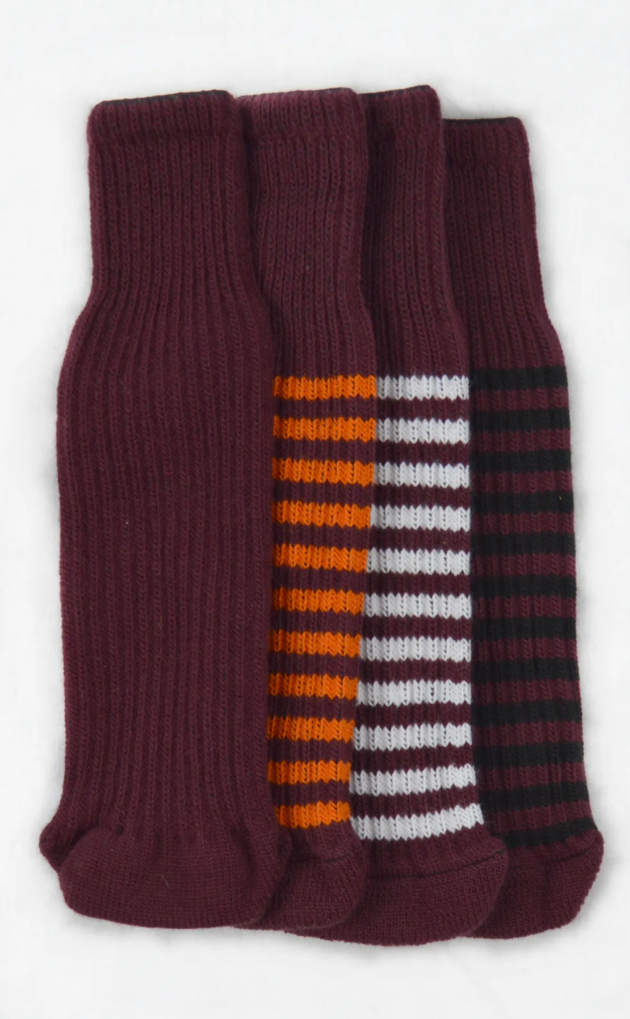 Maroon and Black Club Sock Golf Headcover
