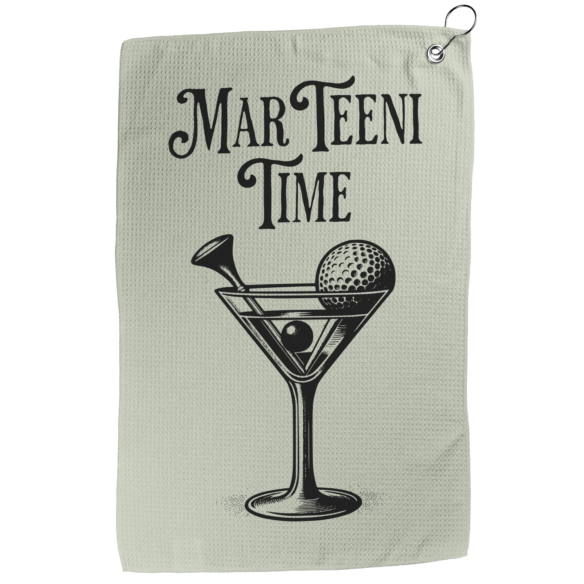 MarTeeni Time Golf Towel