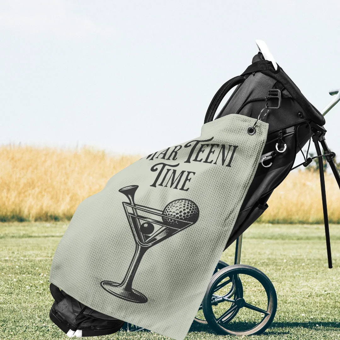 MarTeeni Time Golf Towel