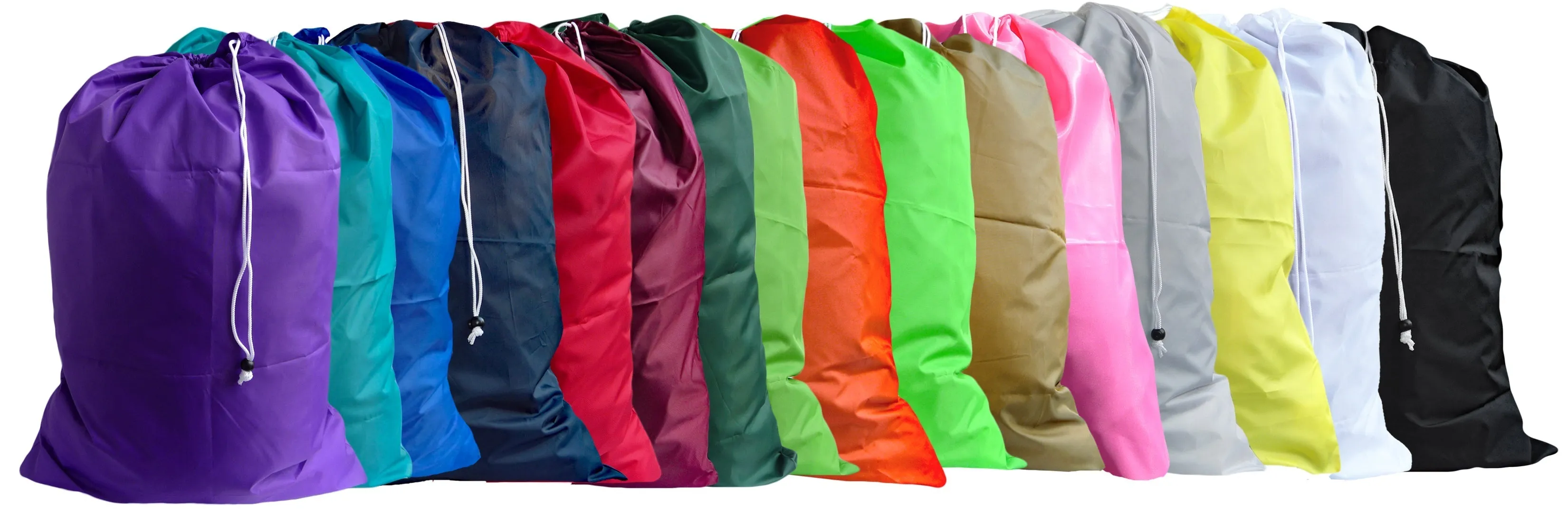 Medium Laundry Bags Assorted Colors (5 Pack)