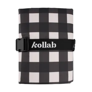 Medium Mat Black Check