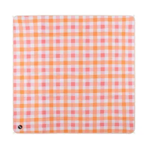 Medium Mat Watermelon Peach Check