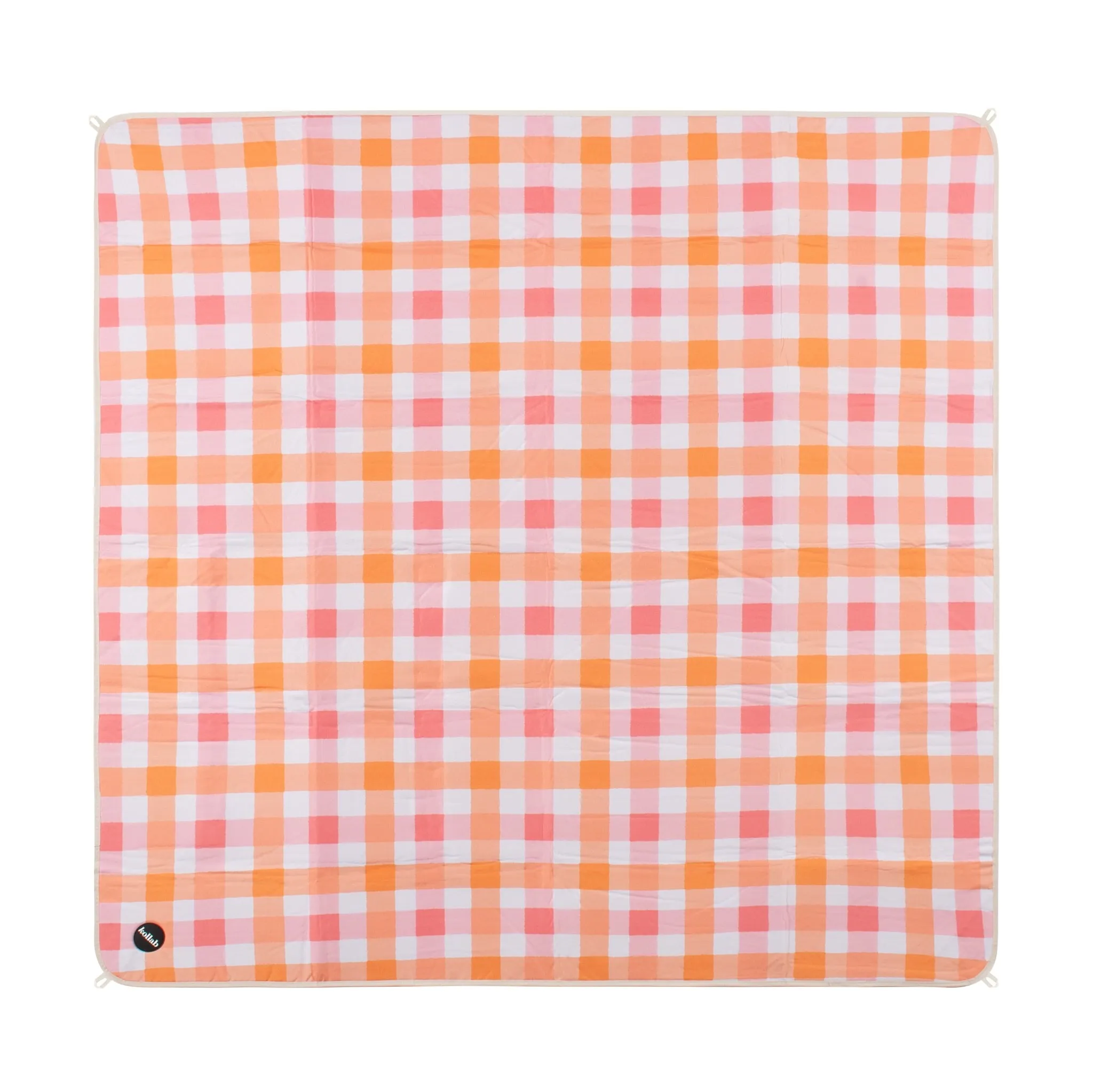 Medium Mat Watermelon Peach Check