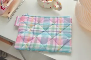 Medium Pouch - Spring Plaid