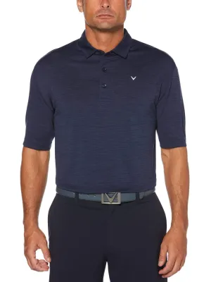 Mens Broken Stripe Polo