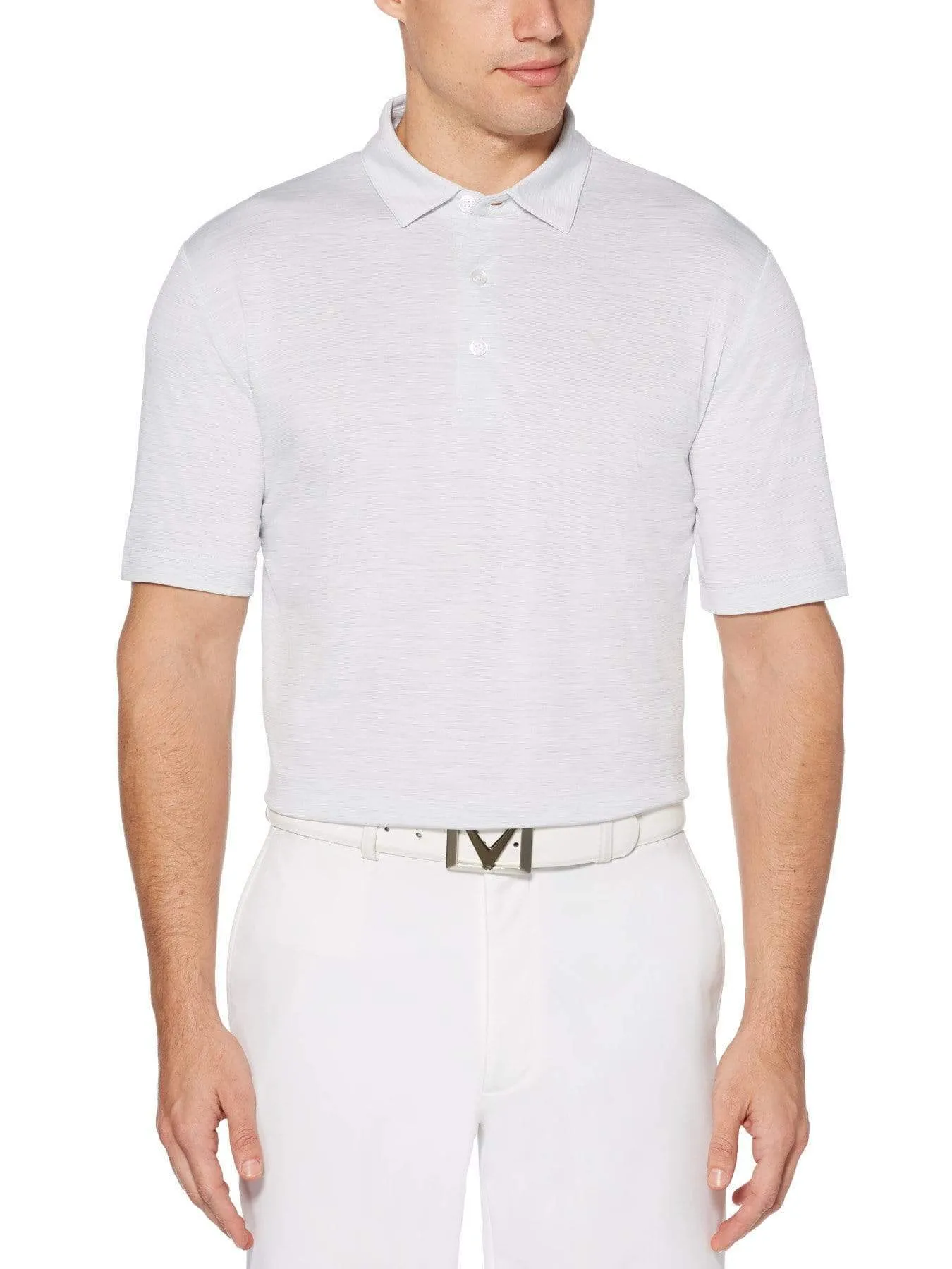 Mens Broken Stripe Polo
