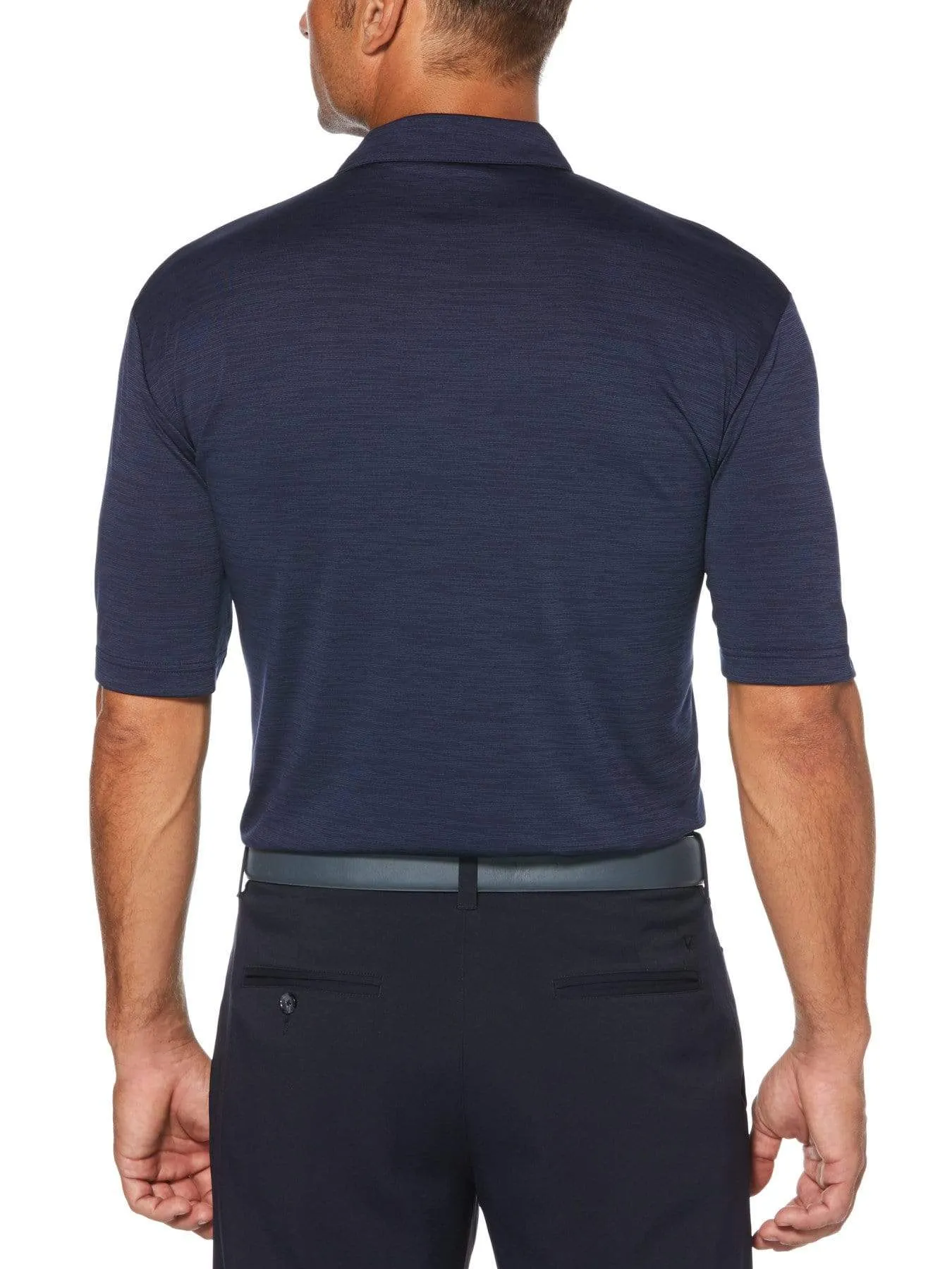 Mens Broken Stripe Polo