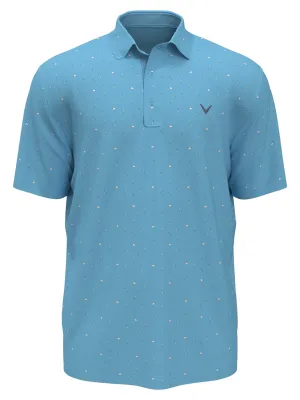 Mens Golf Print Polo