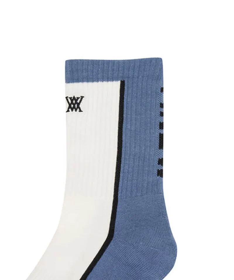 Men's Line Socks - Off-White