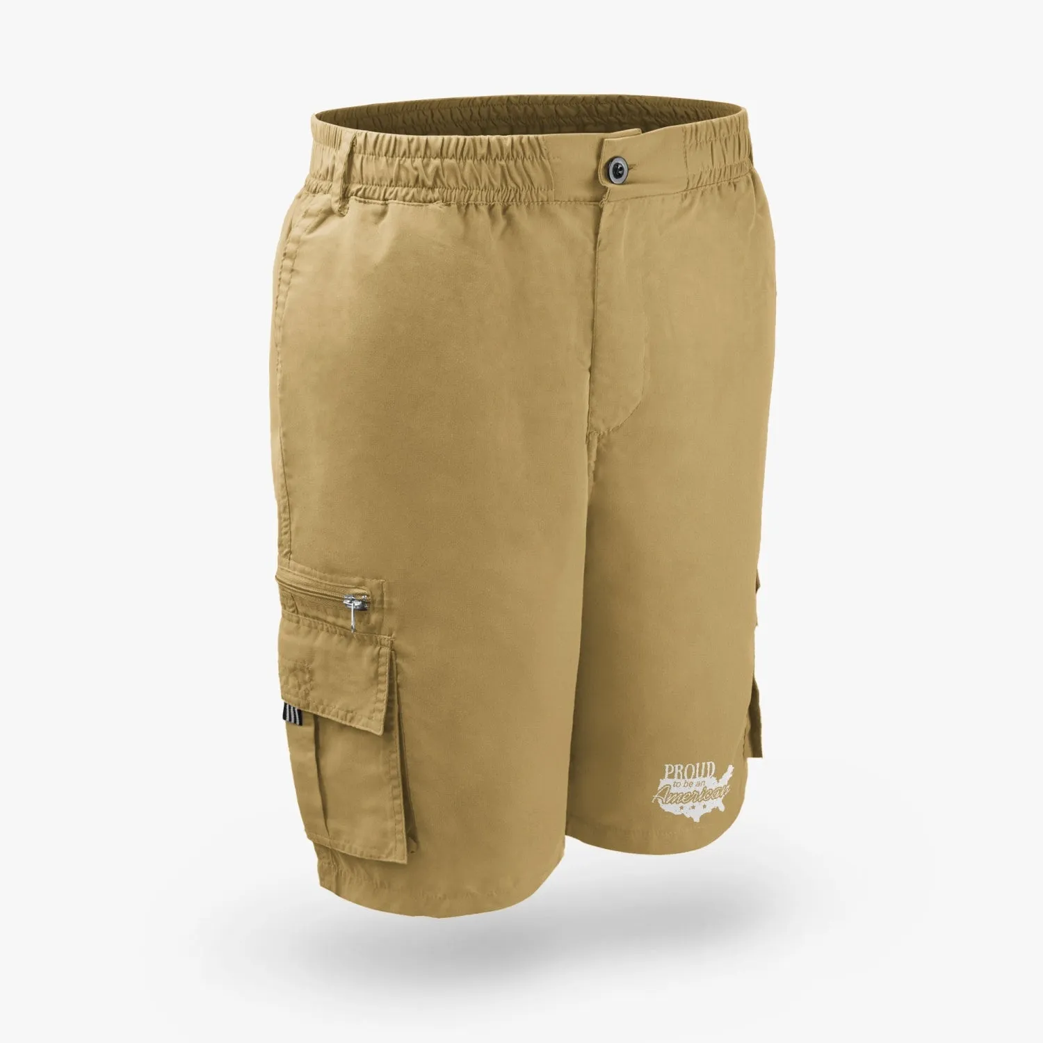 Men's Proud To Be An American Graphic Cargo Shorts