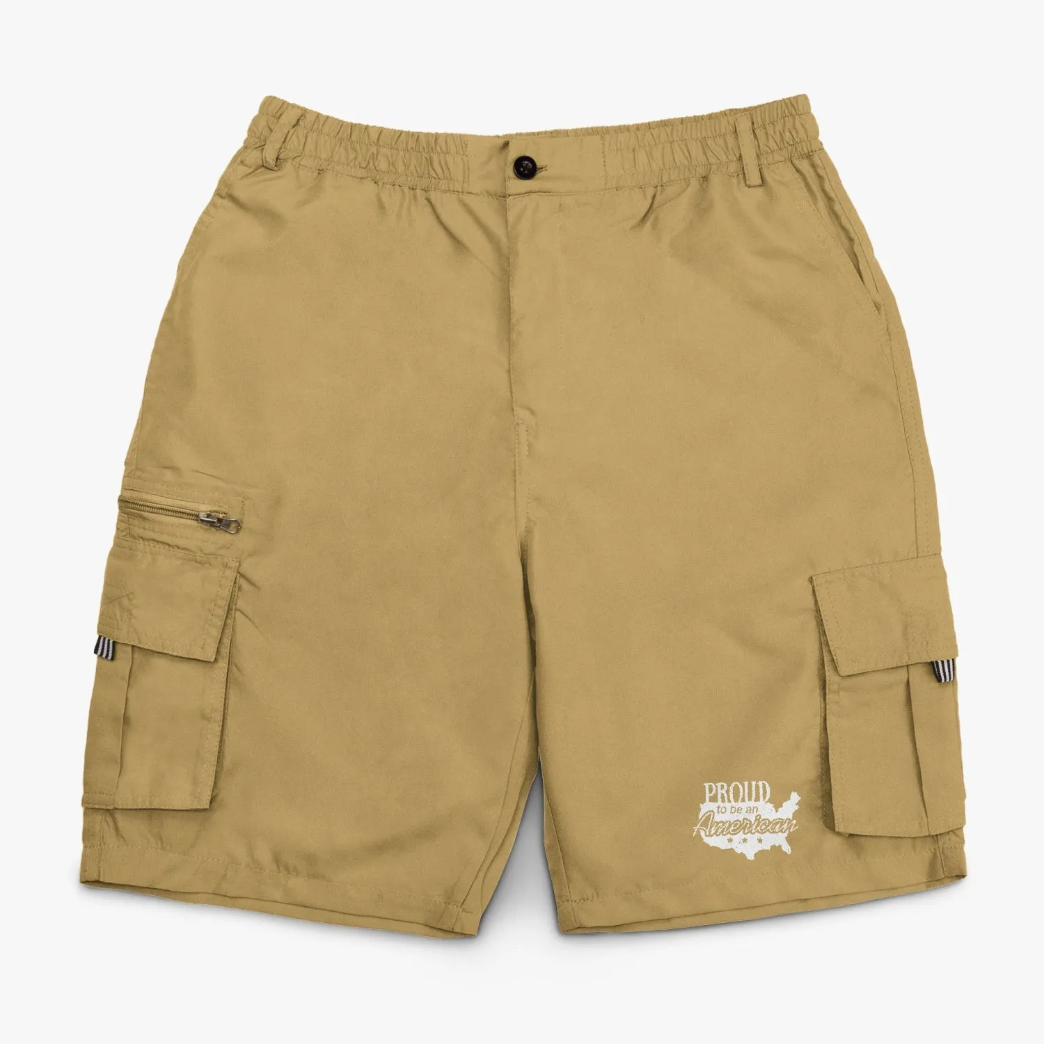 Men's Proud To Be An American Graphic Cargo Shorts