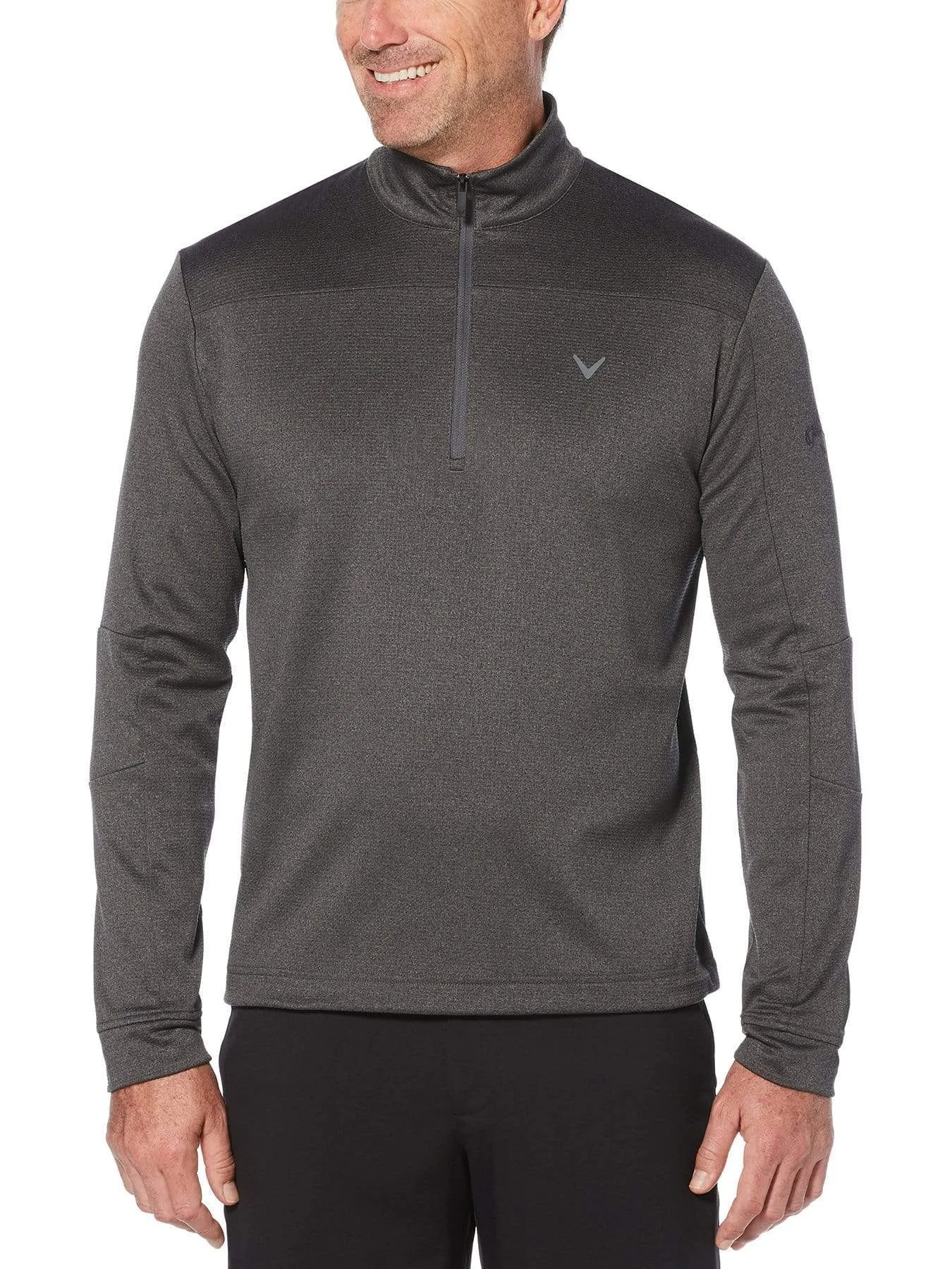 Mens Swing Tech™ 1/4 Zip Waffle Fleece Pullover