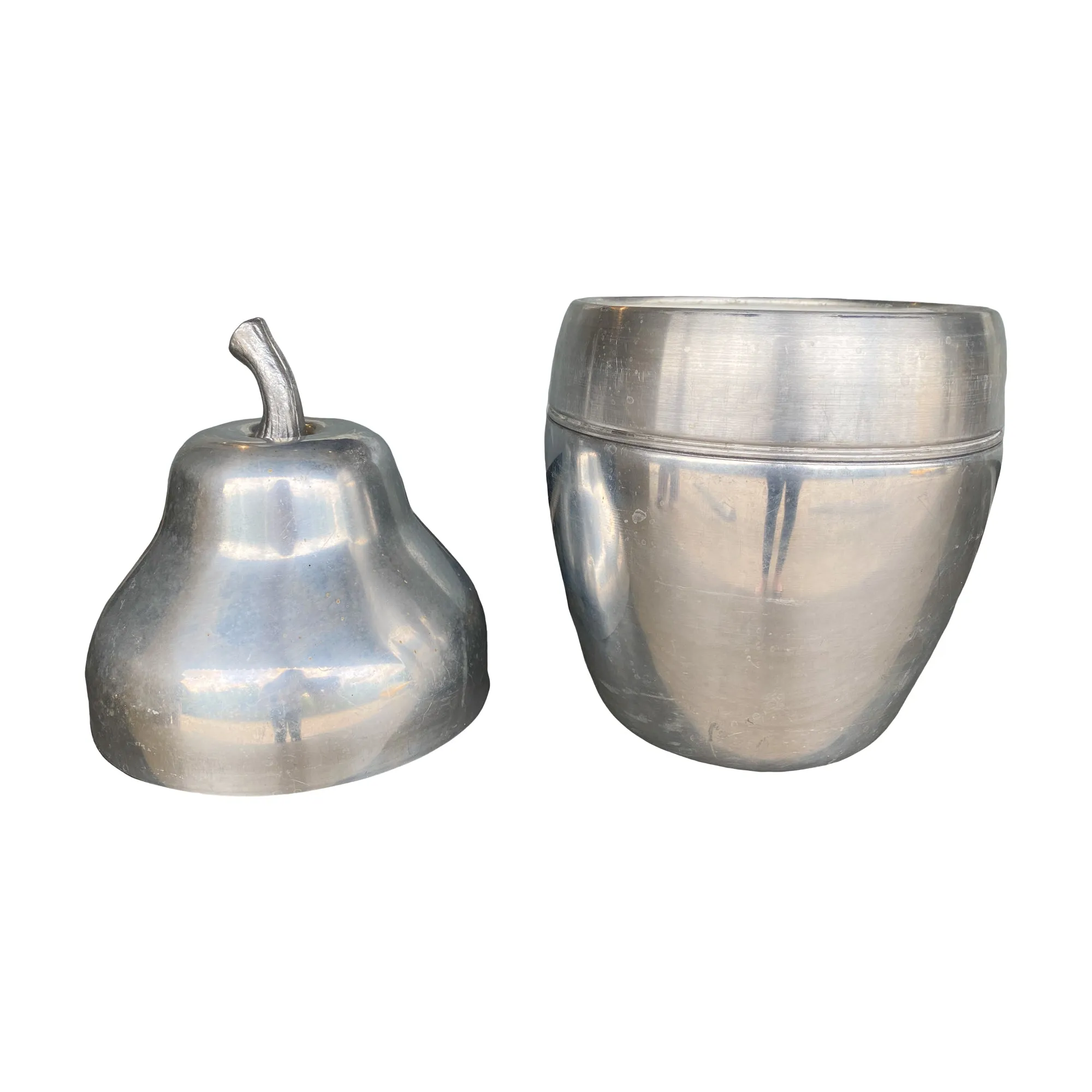 Mid-Century Italian Insulated Pear Shaped Ice Holder