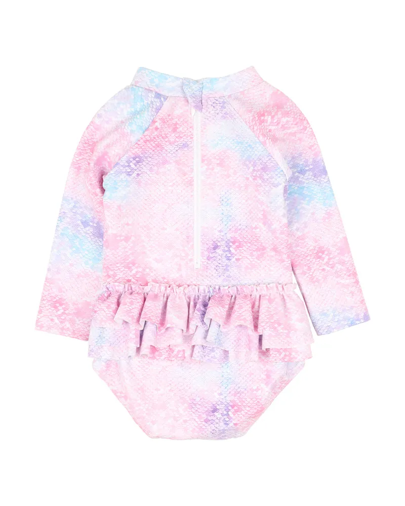 MINIHAHA ELIZA PRINT LS SUNSUIT