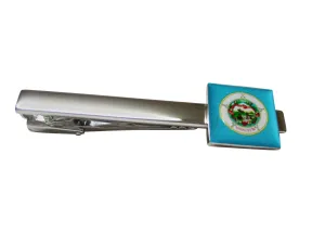 Minnesota State Flag Square Tie Clip