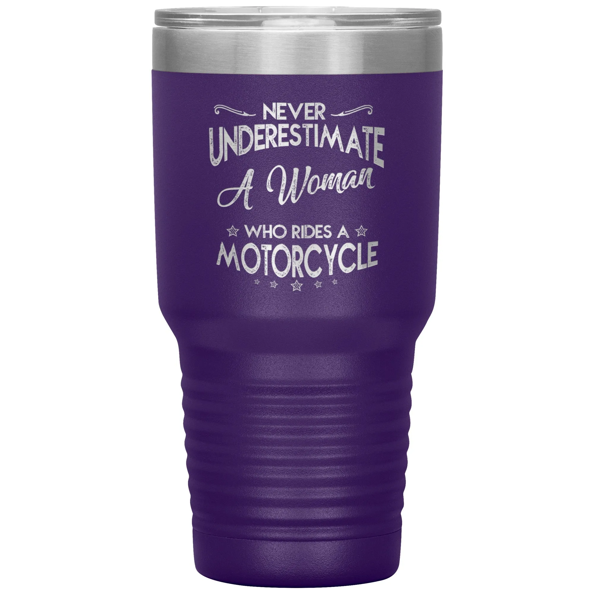 Never Underestimate A Woman On A Motorcycle
