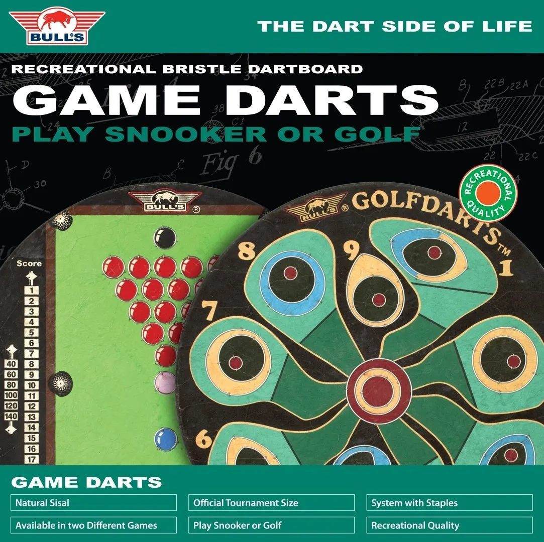 New Dartboard Play Snooker or Golf! No Box! Retails $120 US 