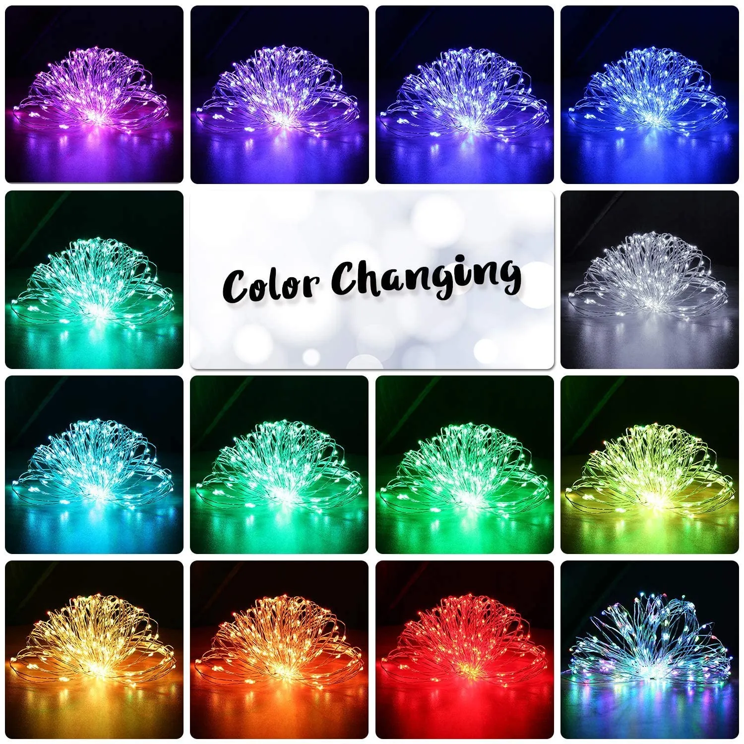 New in package! BrizLabs USB Fairy String Lights, 33ft 120 LED Color Changing Fairy Lights with Remote