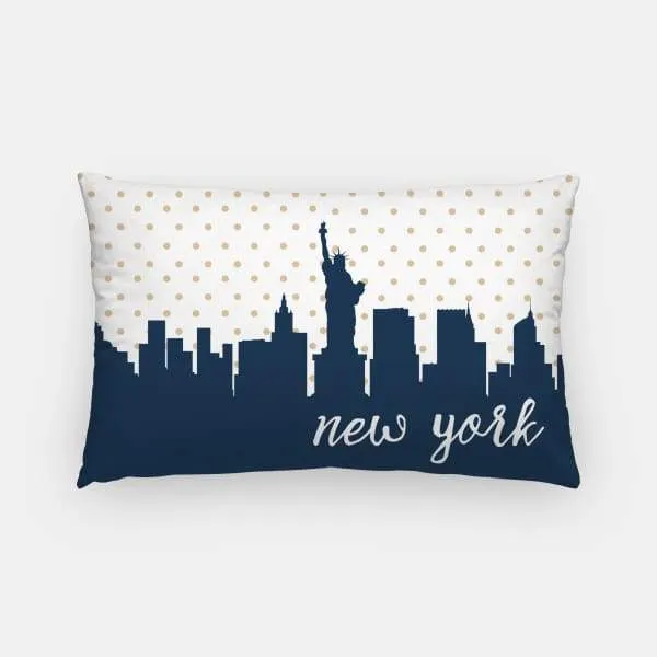 New York, New York polka dot skyline