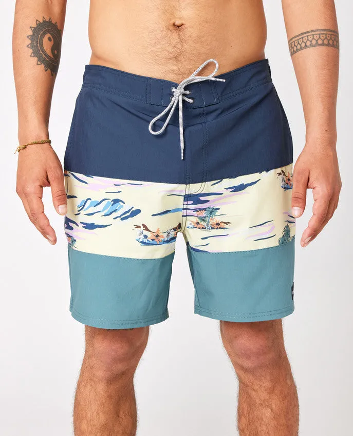 NU DIVIDED SEMI ELASTIC 17" BOARDSHORT