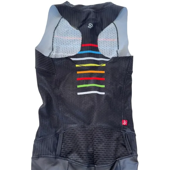 NWT Jakroo Cycling Bib Shorts Women’s S Black Sleeveless One Piece Suit