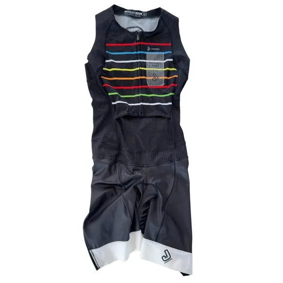 NWT Jakroo Cycling Bib Shorts Women’s S Black Sleeveless One Piece Suit