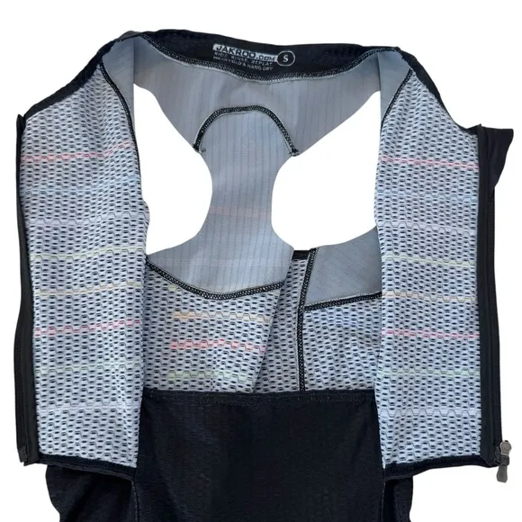 NWT Jakroo Cycling Bib Shorts Women’s S Black Sleeveless One Piece Suit