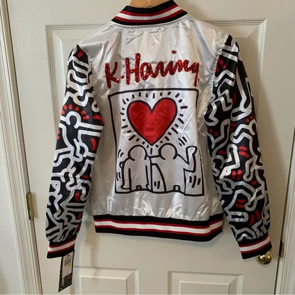 NWT Keith Haring X Members Only Bomber Windbreaker