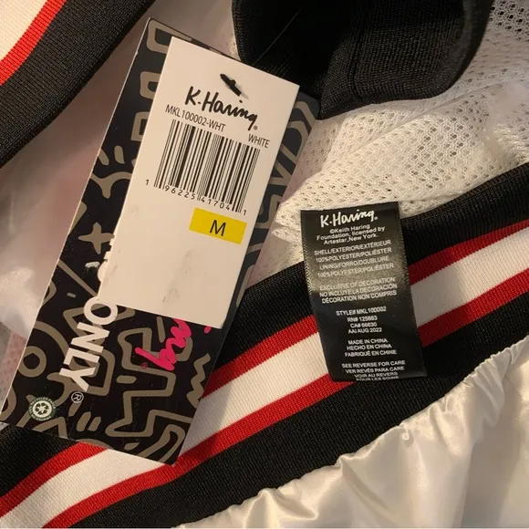 NWT Keith Haring X Members Only Bomber Windbreaker