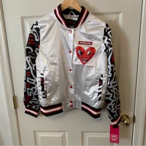 NWT Keith Haring X Members Only Bomber Windbreaker