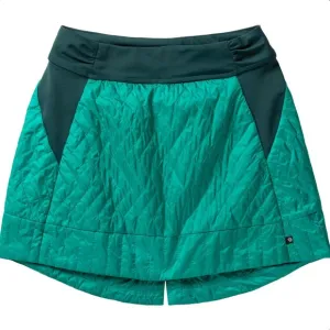 NWT Mountain Hardwear Synth Green Trekkin Insulated Mini Skirt