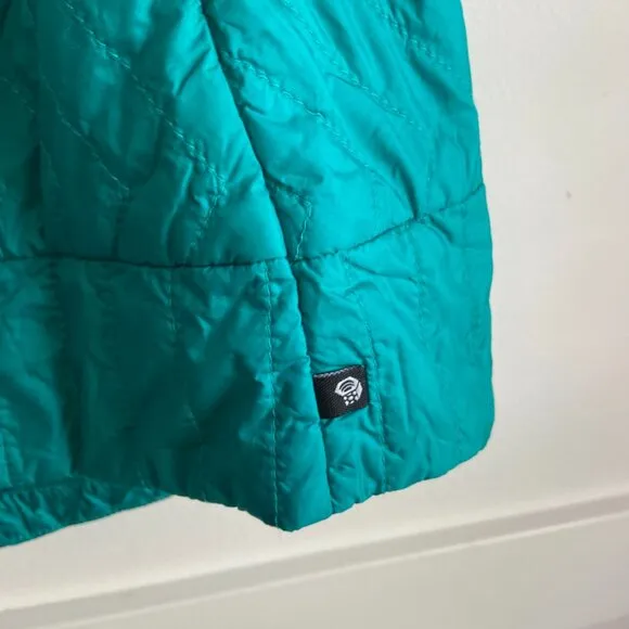 NWT Mountain Hardwear Synth Green Trekkin Insulated Mini Skirt