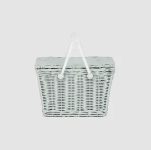 Olli Ella - Rattan Piki Basket - Vintage Blue
