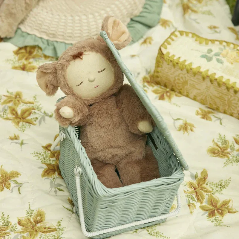 Olli Ella - Rattan Piki Basket - Vintage Blue