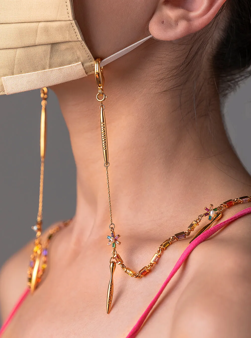 Outhouse   -   Le Lien The Wild Child Bling Lanyard