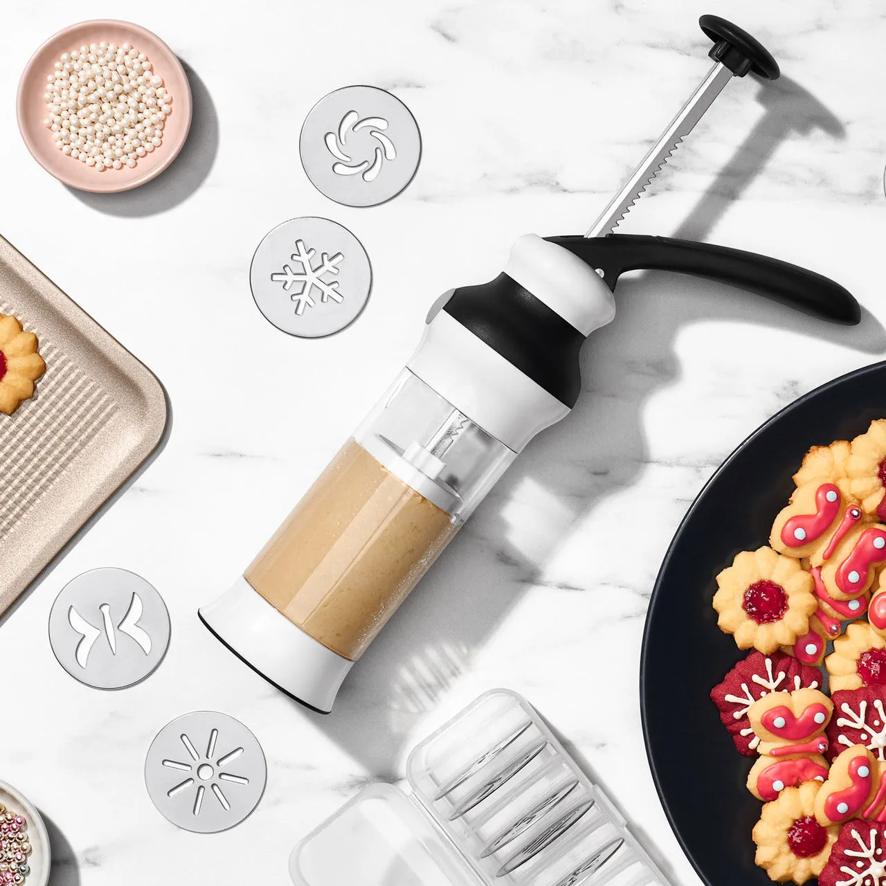OXO Good Grips 14-Piece Cookie Press Set