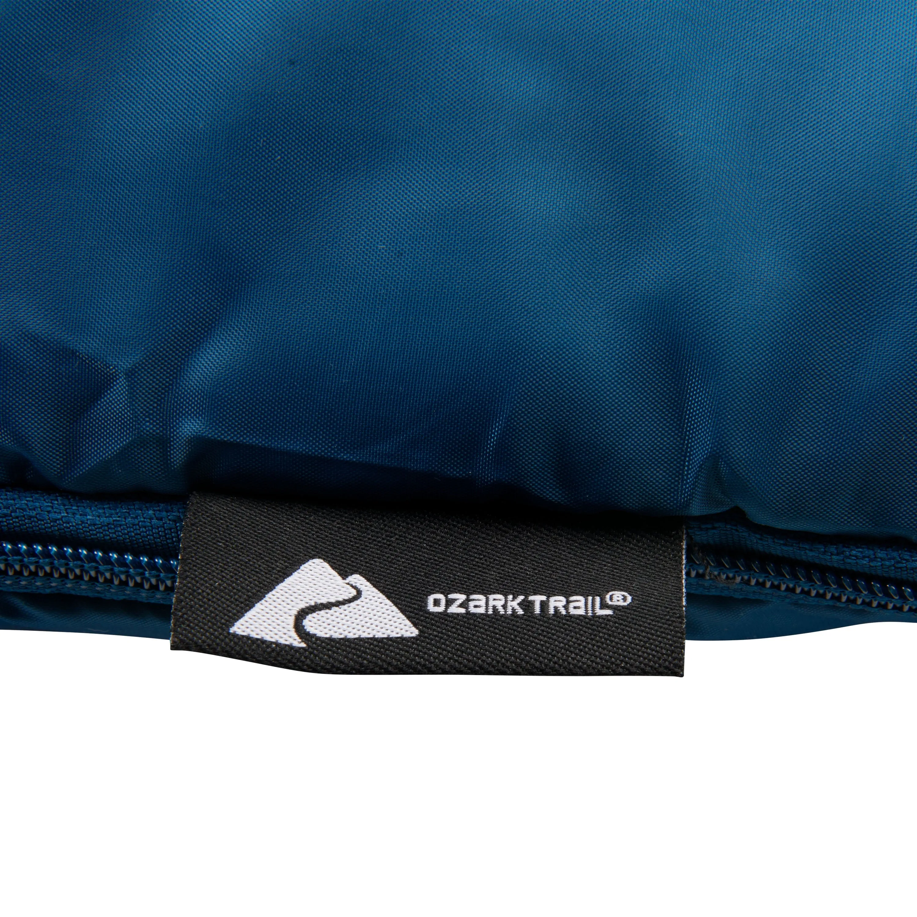 Ozark Trail 35-Degree Cool Weather Rectangular Sleeping Bag, Blue, 33"x77"