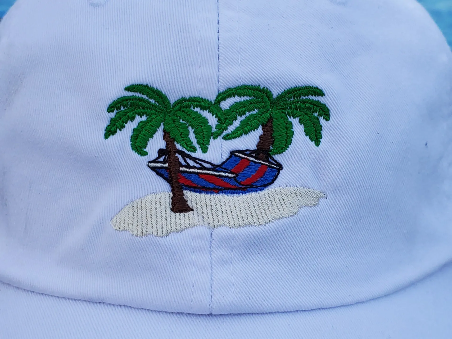 Palm Tree Beach Hammock Cap (4 optional colors)