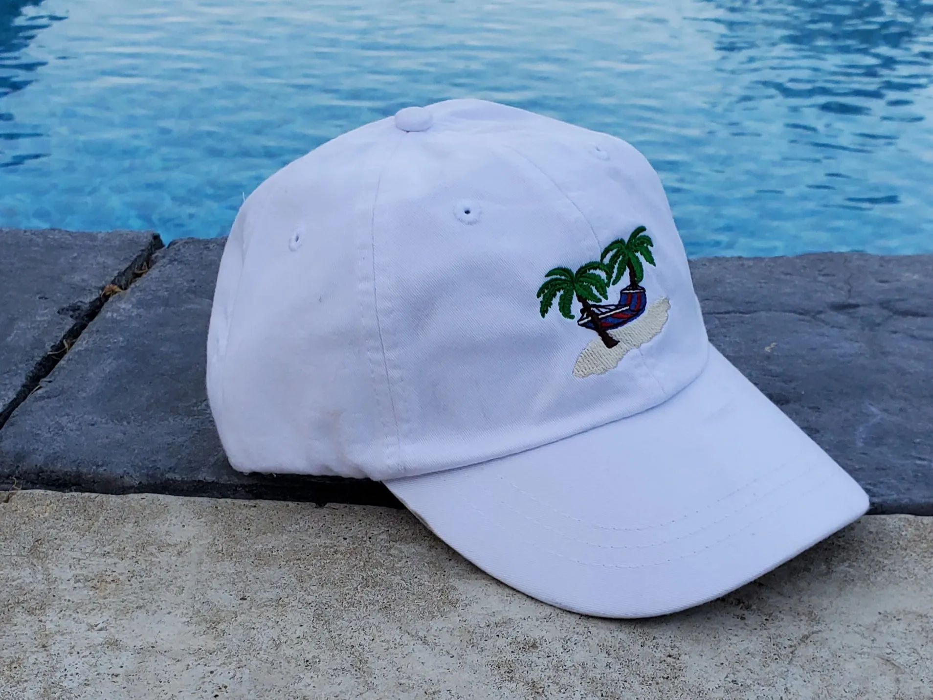 Palm Tree Beach Hammock Cap (4 optional colors)